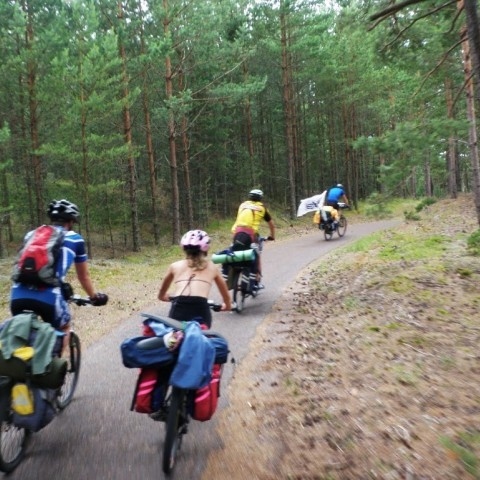 Bike ride on the Curonian Spit